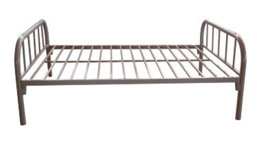 Cadre de lit de pièce de dortoir d'acier inoxydable, cadre simple ignifuge de lit de dortoir d'université